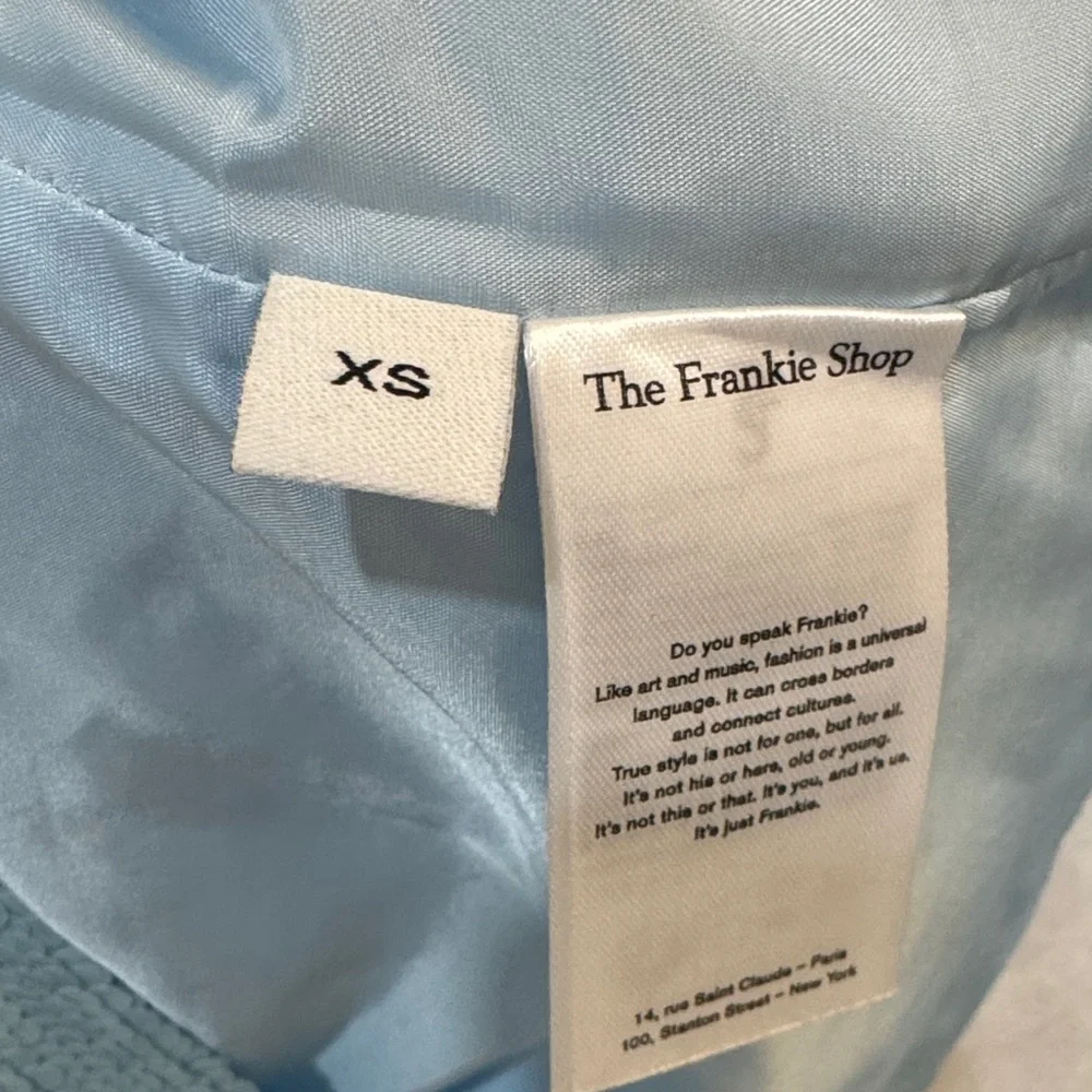 The Frankie Shop Light Blue Sequin Mini Dress - Picture 6 of 6